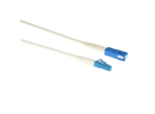 Villapatch LC-SC 10/125 G657B3  1,5m simplex 4.0mm HFFR mantel 